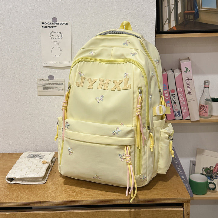 Decorative Embroidered Backpack Kalsten