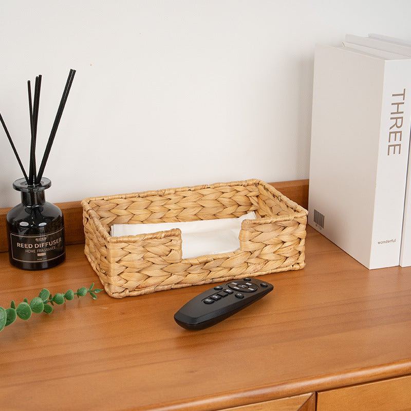Handcrafted Natural Wicker Organizer Kalsten