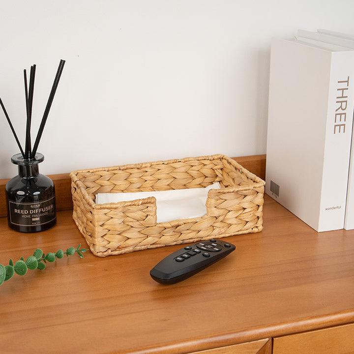 Handcrafted Natural Wicker Organizer Kalsten