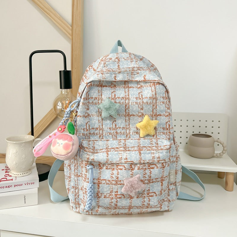 Cute Star-Embellished Backpack
