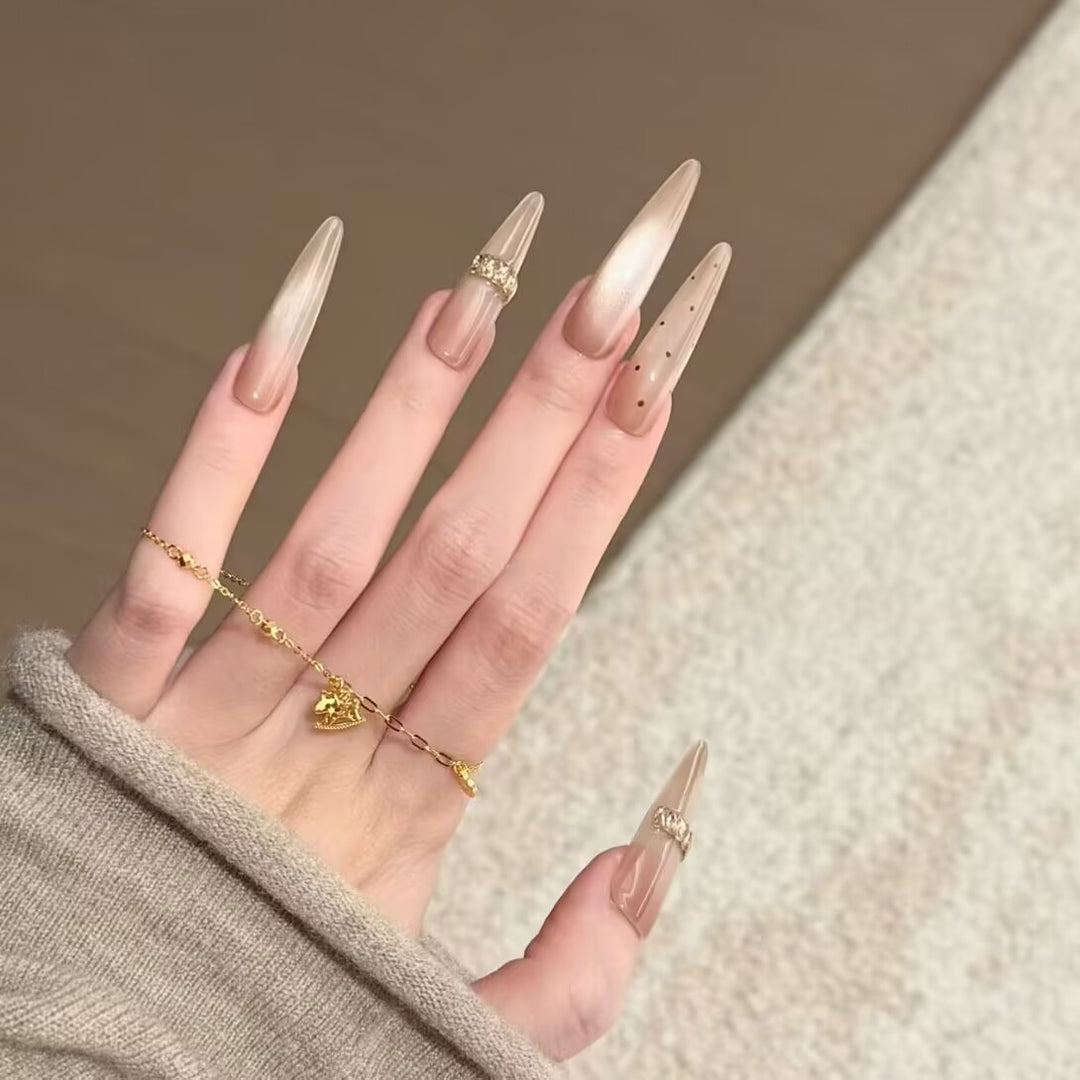 Premium Stiletto Press-On Nail Extensions Kalsten