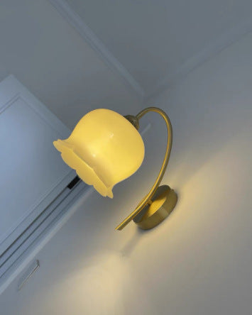 Elegant Wall-Mounted Glass Lamp