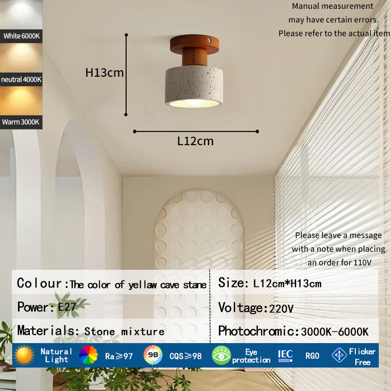 Modern Stone Ceiling Light
