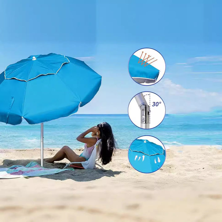 Ladies Beach Umbrella with Stable Ground Anchoring Kalsten
