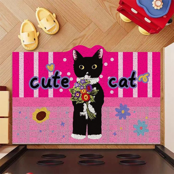 Cat-Themed Decorative Entrance Mat