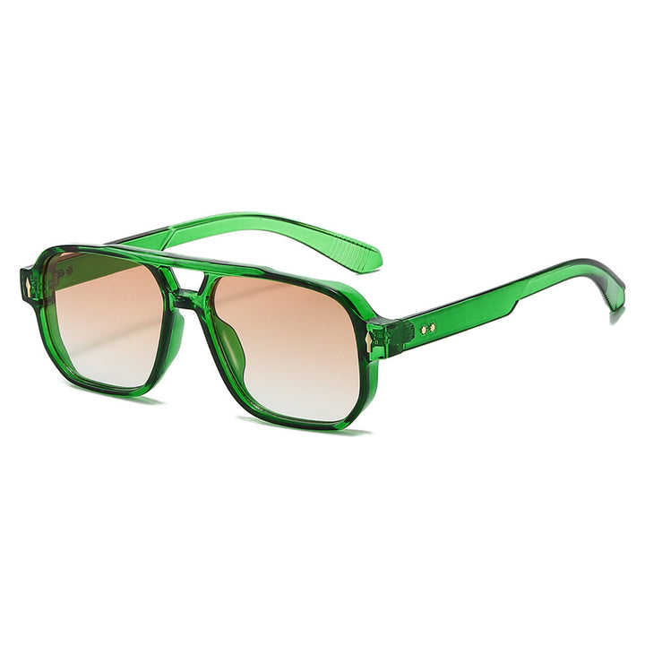 Oversized Geometric Sunglasses with Enhanced UV Protection Kalsten