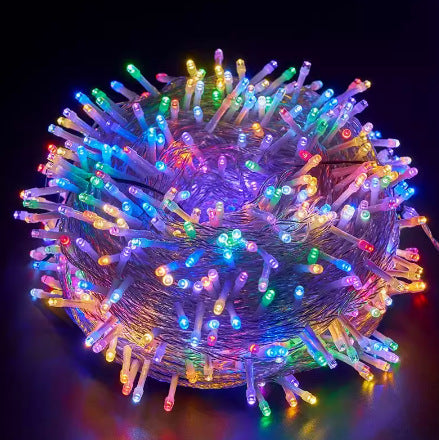 Decorative Outdoor LED Star And Globe String Lights Weather-Resistant Versatile Hanging Garland Kalsten