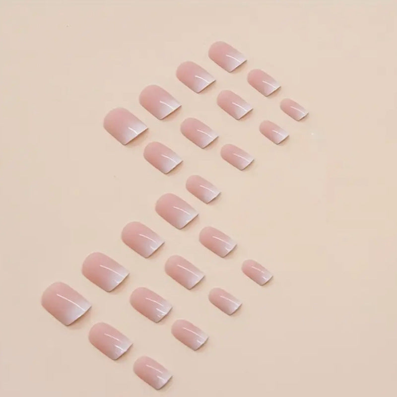 DIY Natural French Tip Press-On Nails Kalsten