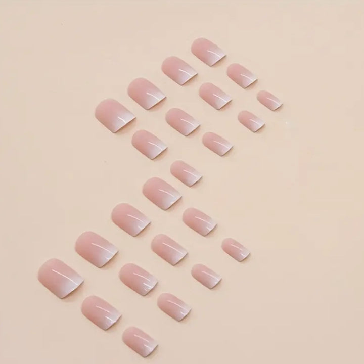 DIY Natural French Tip Press-On Nails Kalsten