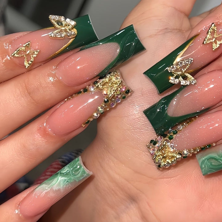 Artistic 3D Butterfly Nail Extensions Kalsten