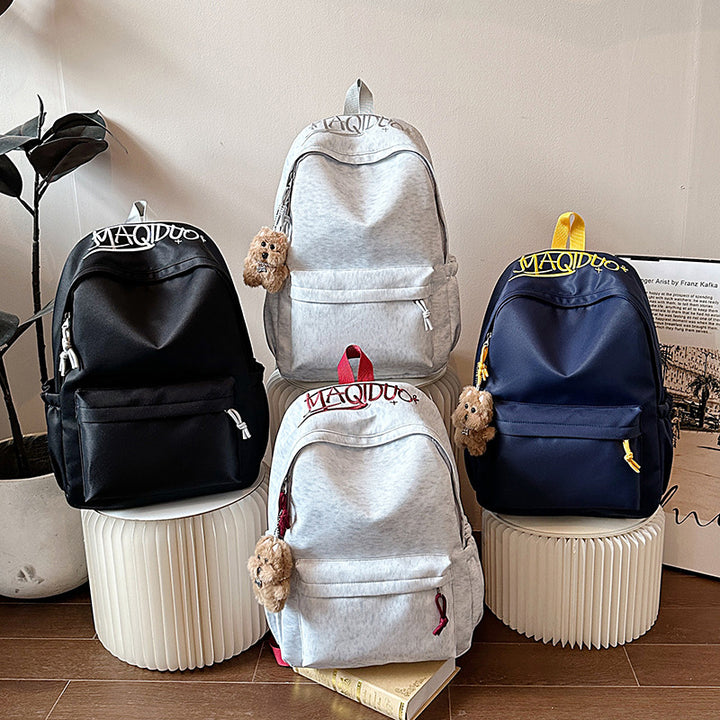 Casual Textured Backpack Kalsten