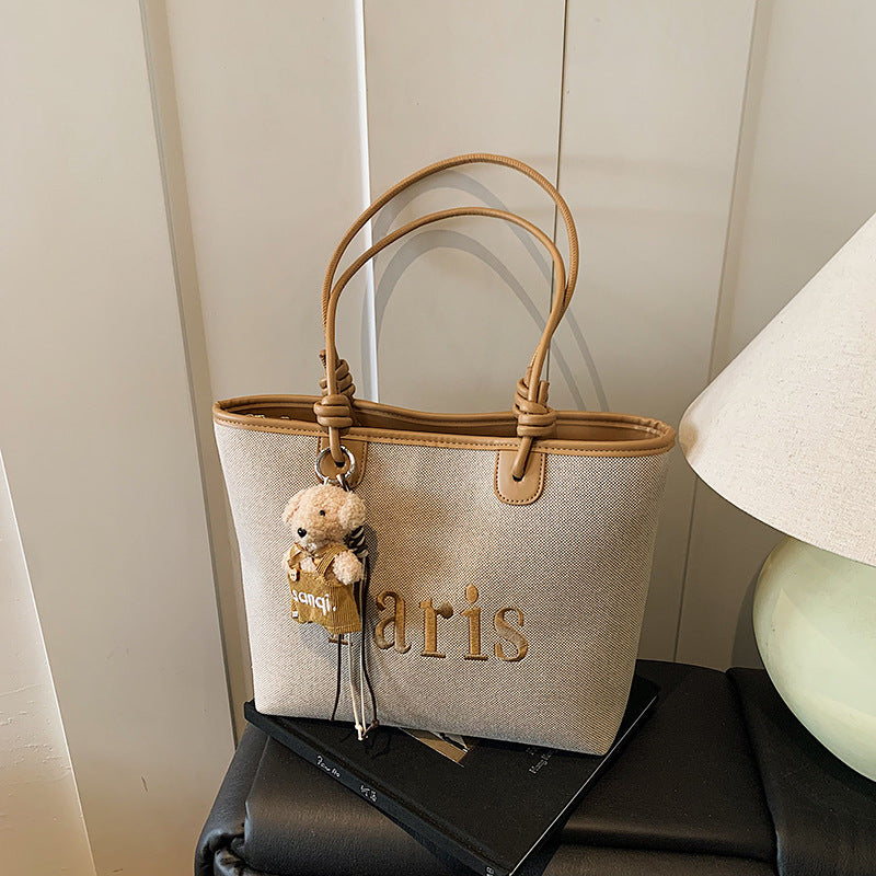 Elegant Paris Themed Tote Bag Kalsten