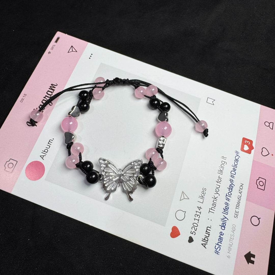 Butterfly Charm Adjustable Bracelet Kalsten