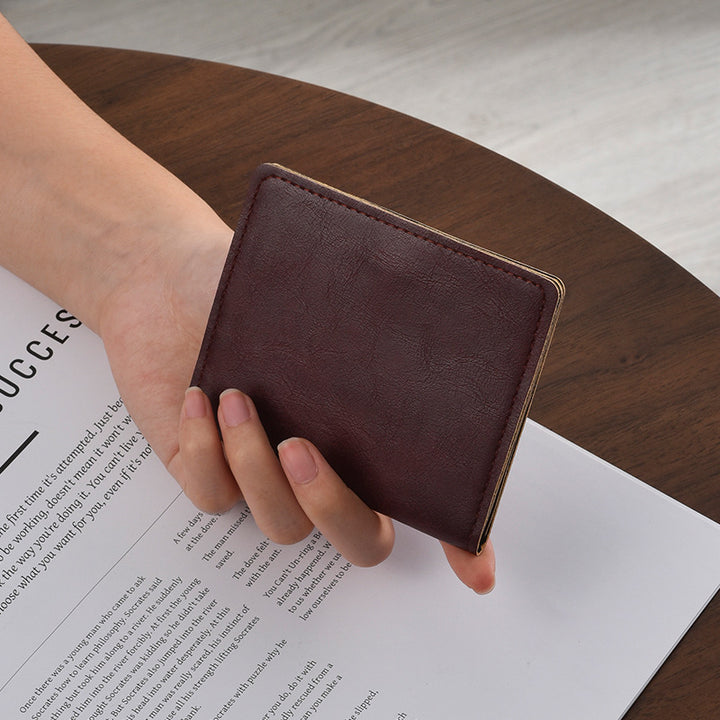 Compact Leather Travel Wallet Kalsten