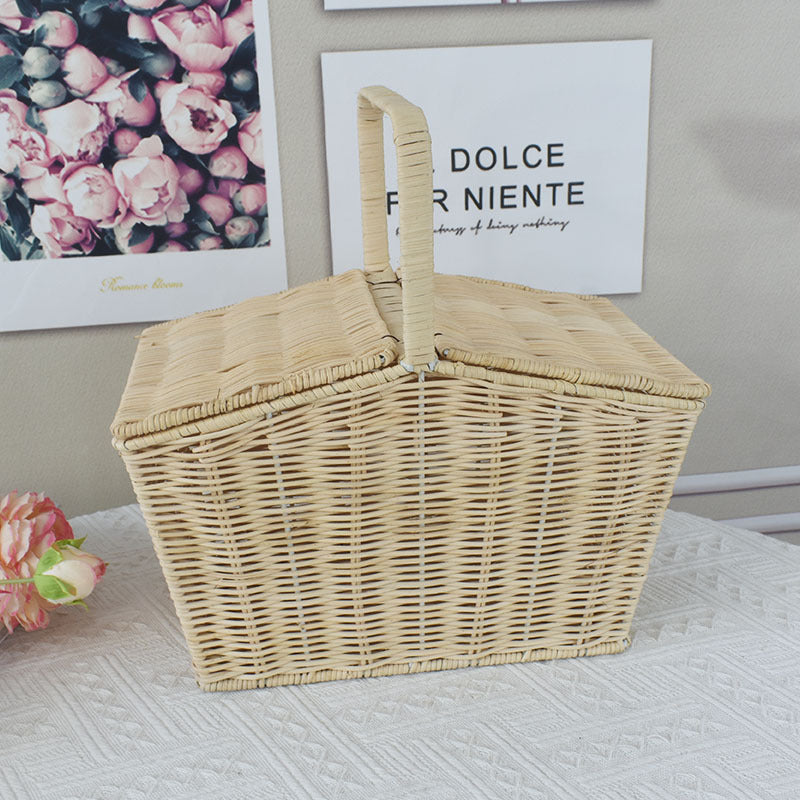 Handwoven Picnic Storage Basket Kalsten