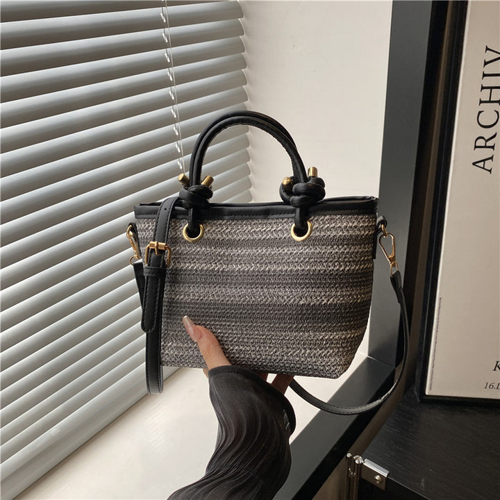Woven Handheld Tote Bag Kalsten