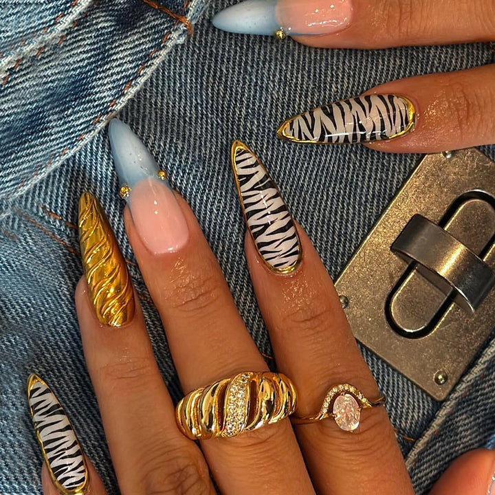 Creative Nail Art in Leopard Design Kalsten