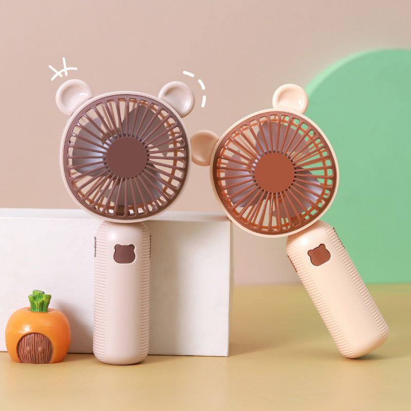 Women’s portable hand-held fan in cute bear design Kalsten