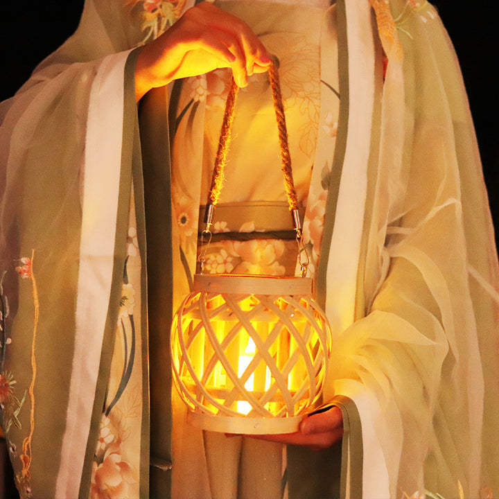 Handmade Lantern Made Of Natural Materials Kalsten