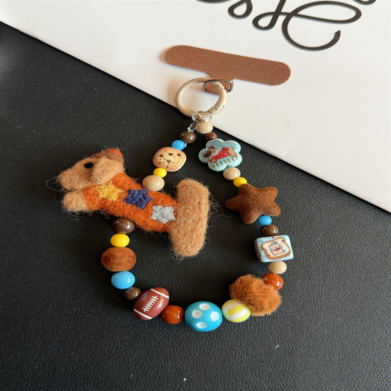 Playful Character-Themed Keychain Kalsten