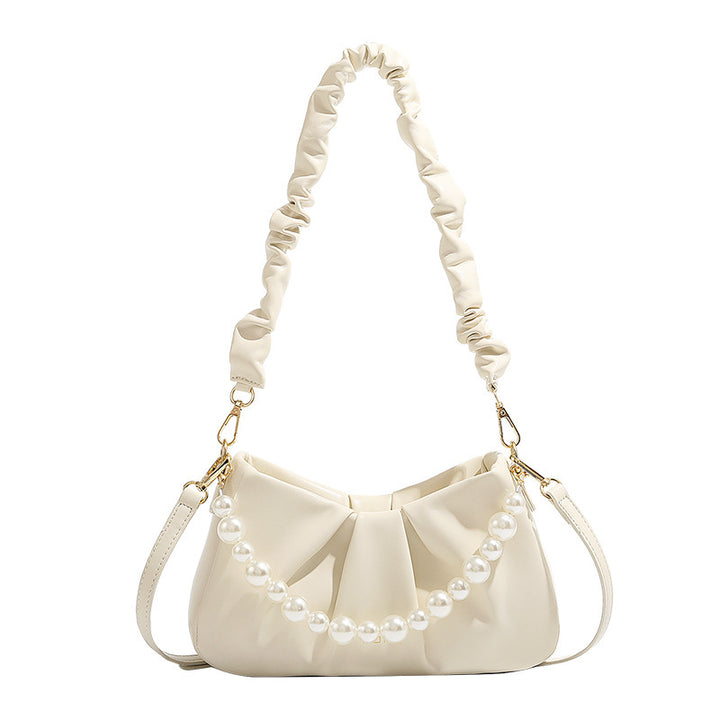 Elegant Pearl-Accent Sling Bag Kalsten
