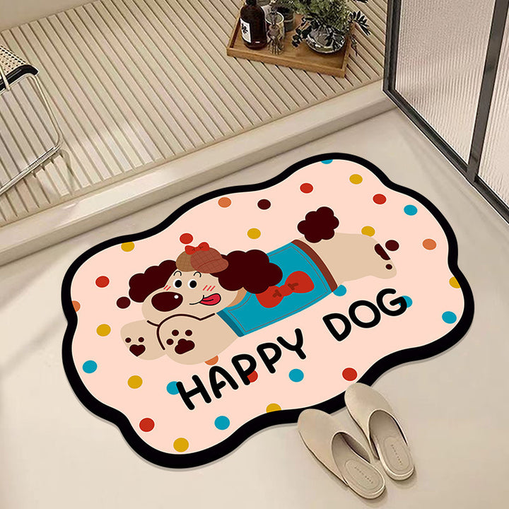Cute Cartoon Animal Bath Mat Kalsten