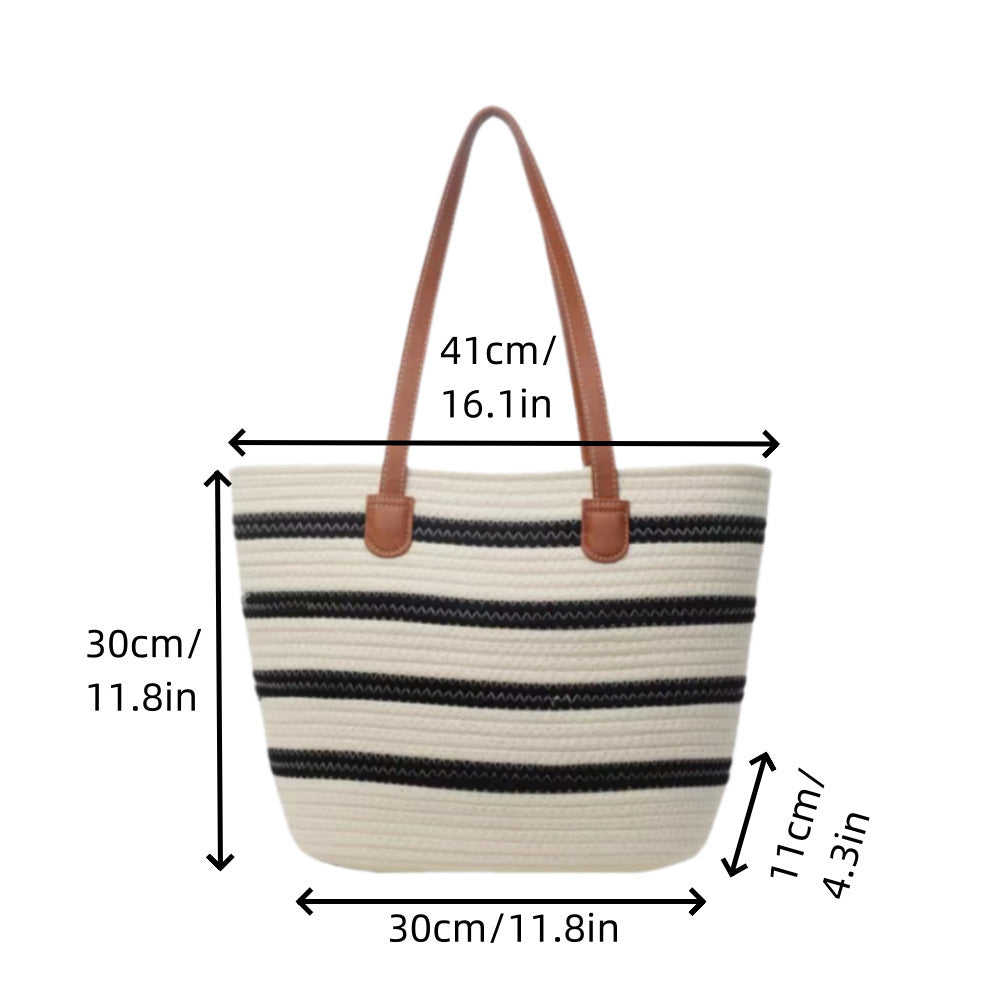 Spacious Macrame Tote Bag Kalsten