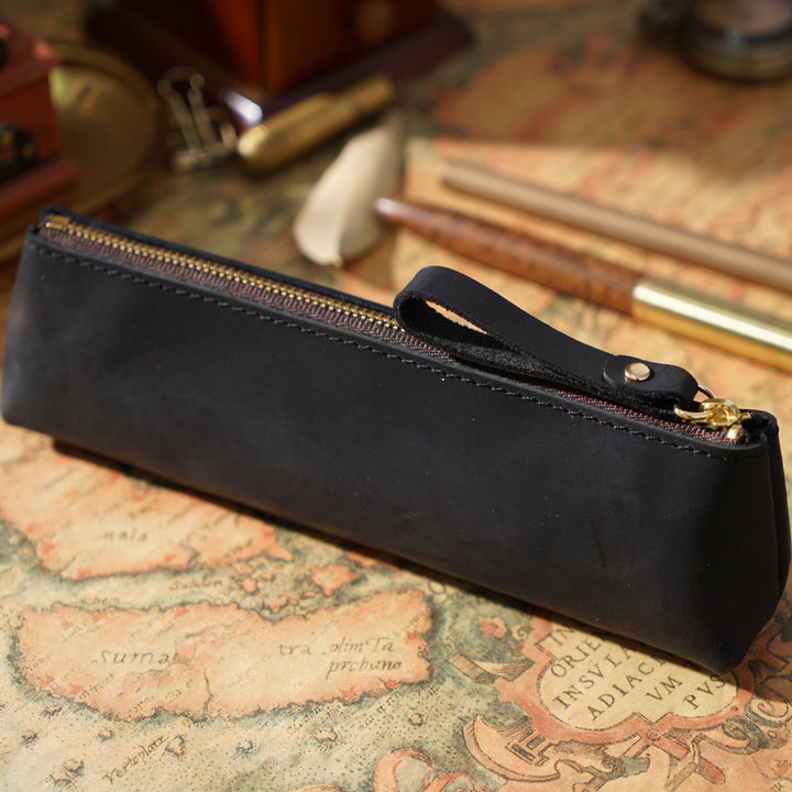 Premium Leather Pencil Case