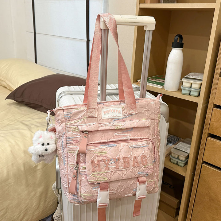 Stylish Multi-Pocket Travel Tote Bag