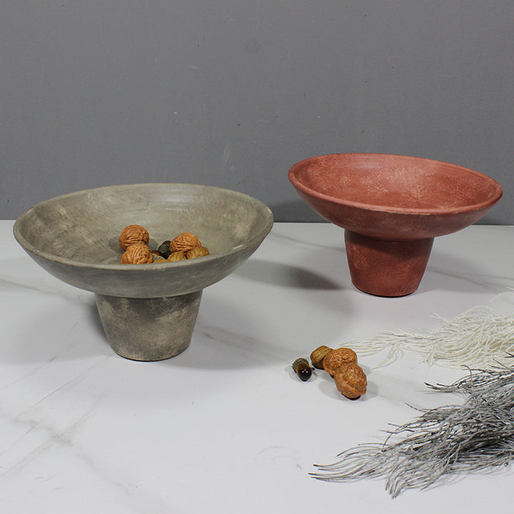 Artistic Clay Serving Bowl