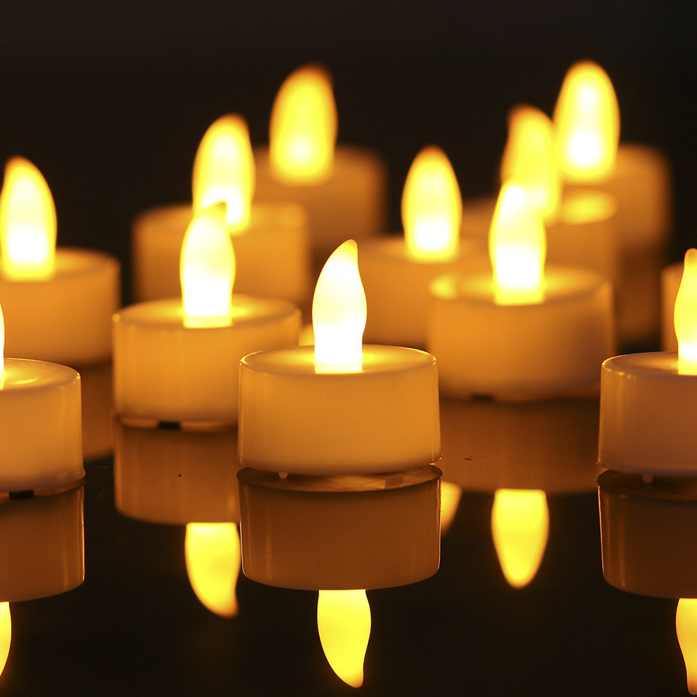 LED Flameless Tealight Candle Lights with Realistic Flicker Kalsten