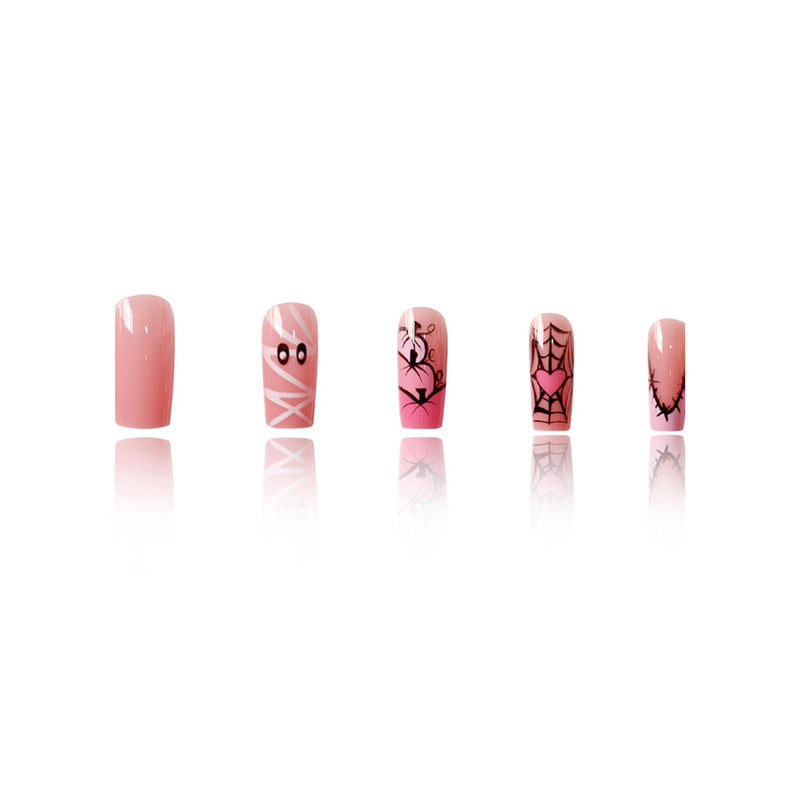 Thematic Halloween-Inspired Press-On Nail Art Extensions Kalsten