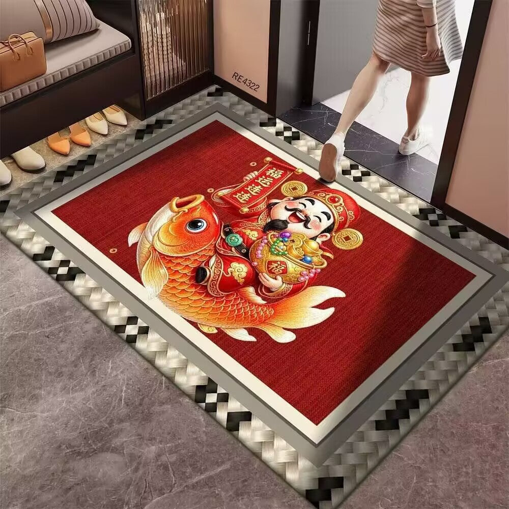 Cute Cartoon Animal Themed Area Rug