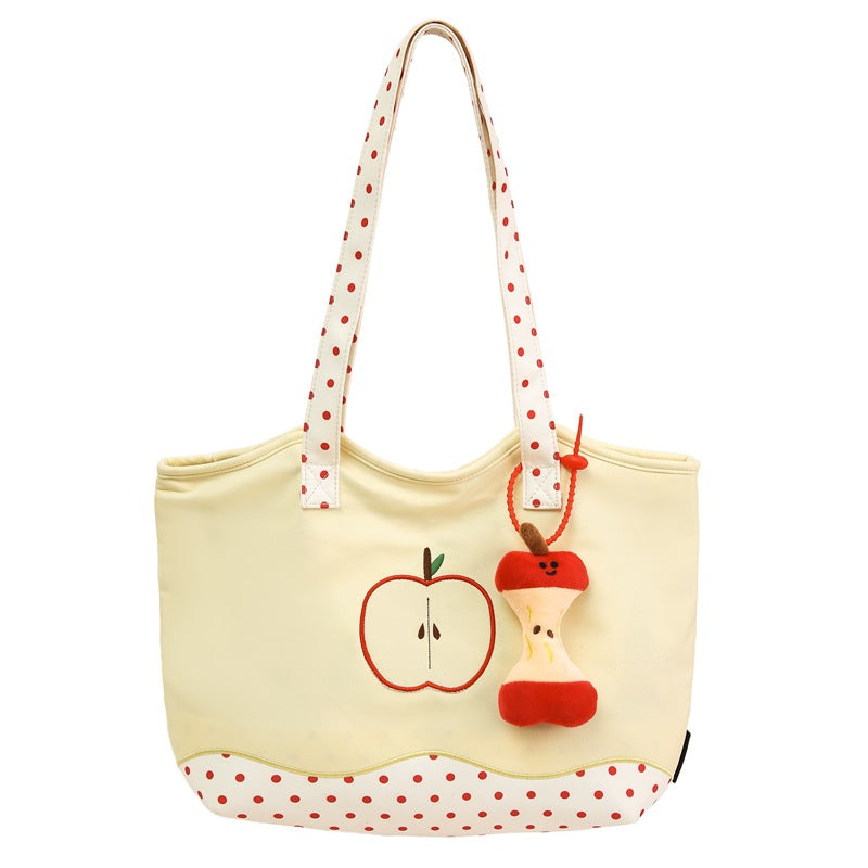Playful Fruit-Themed Tote Bag