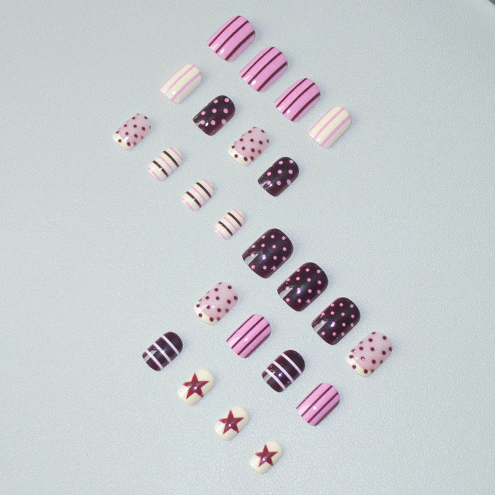 Artistic Dessert-Inspired Nail Art