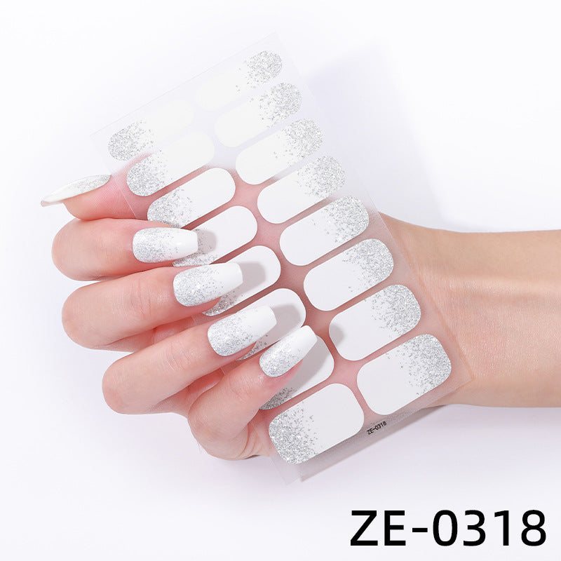 Premium Sparkling Glitter Nail Wraps