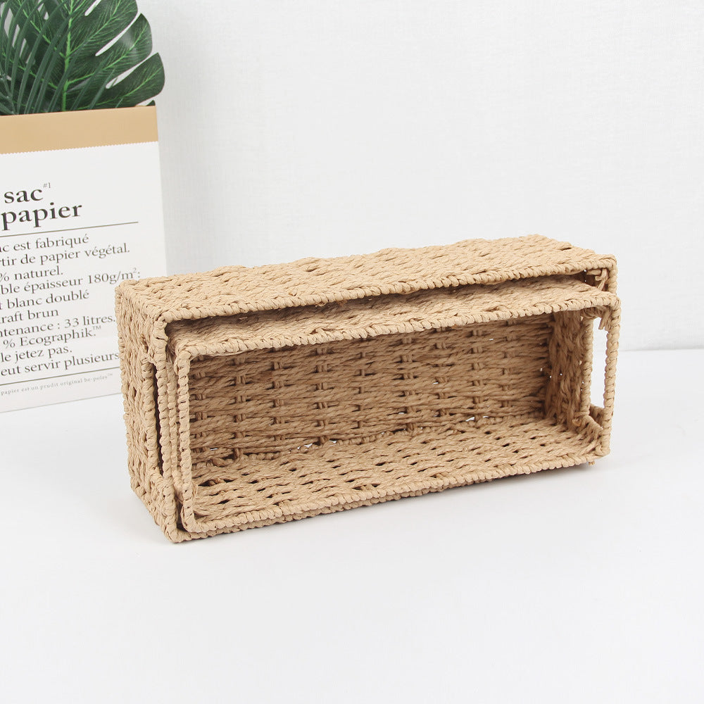 Natural Woven Storage Organizer