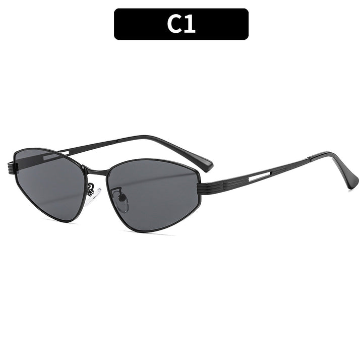 Chic Geometric Cat-Eye Sunglasses