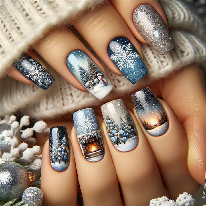 Festive Holiday Nail Art Kalsten