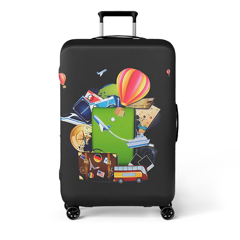 Heart-Patterned Hard Shell Luggage Kalsten
