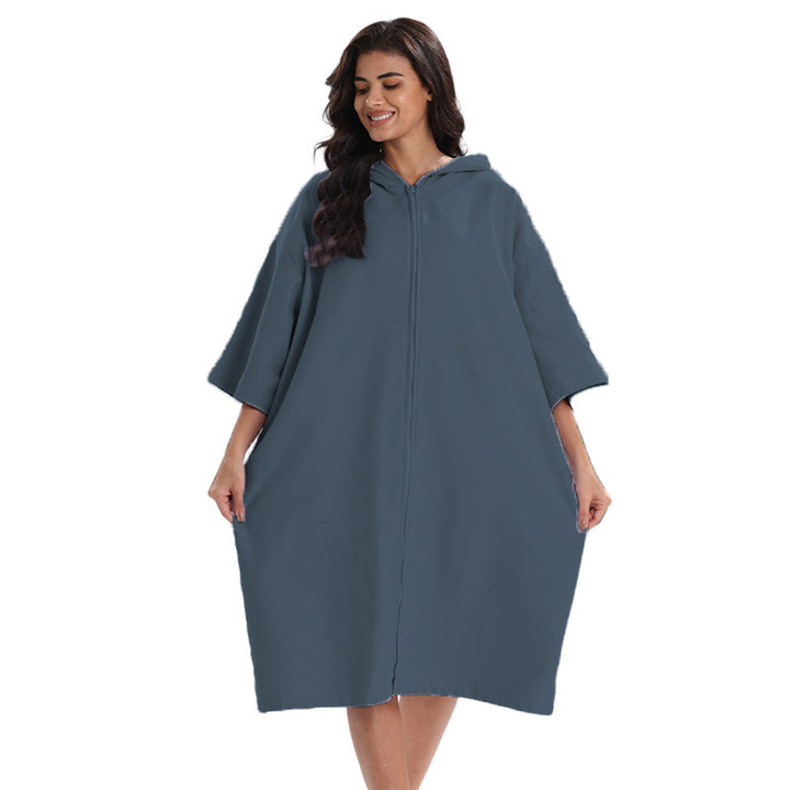 Practical and comfortable bathrobe poncho Kalsten