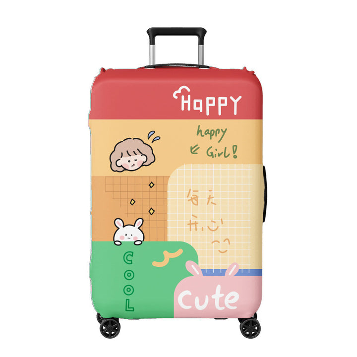 Unisex hard-shell travel suitcase with creative ice cream design Kalsten
