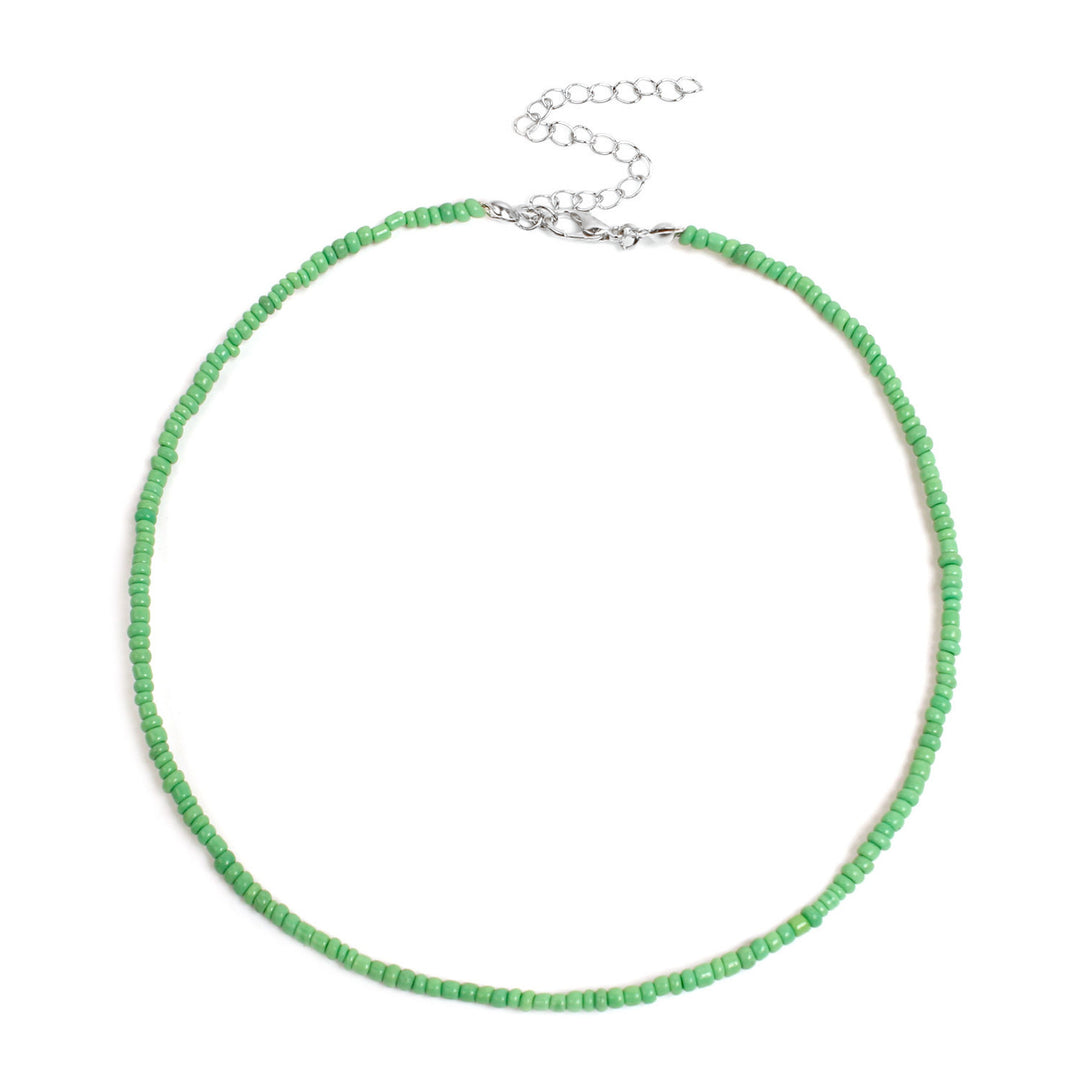 Colorful Beaded Choker Necklace Kalsten