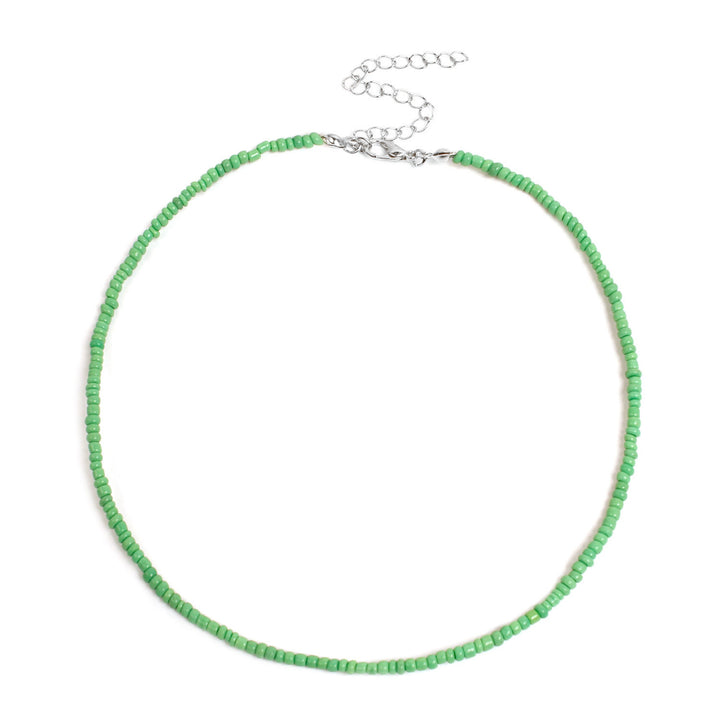 Colorful Beaded Choker Necklace Kalsten