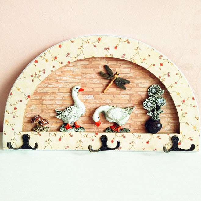Decorative Wall Hook Rack Set