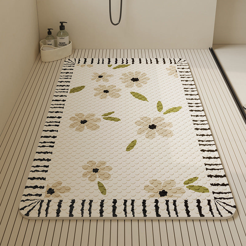 Stylish Textured Bath Mat Kalsten