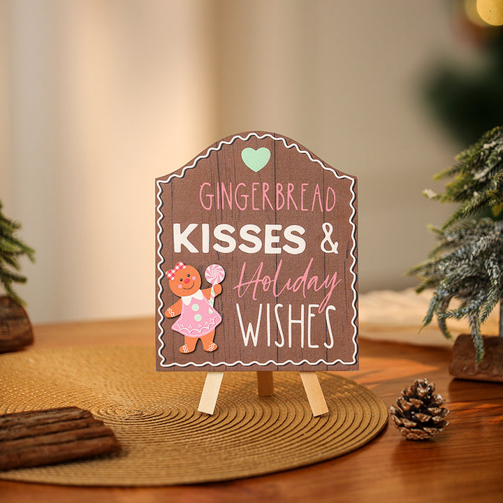 Decorative Christmas poster with Christmas cookies motif Kalsten