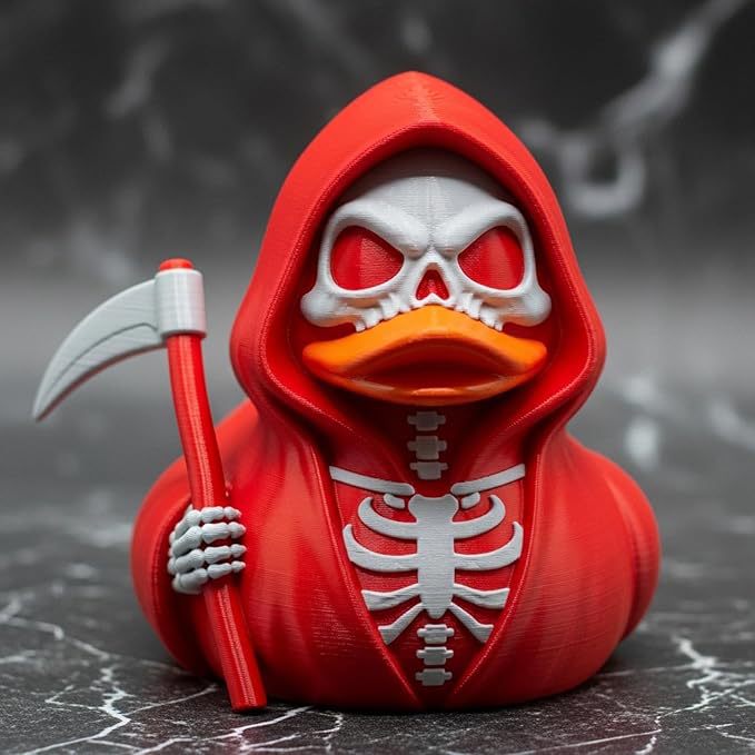 Creative Grim Reaper Duck Figurine Kalsten
