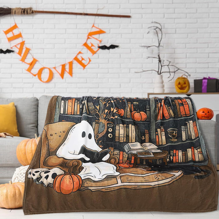 Cozy Halloween-Themed Blanket