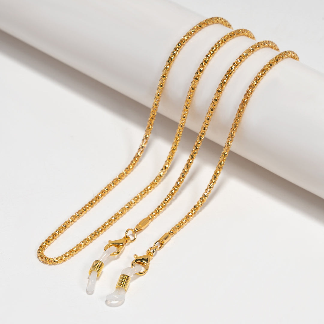 Elegant Silver-Plated Eyewear Chain Kalsten